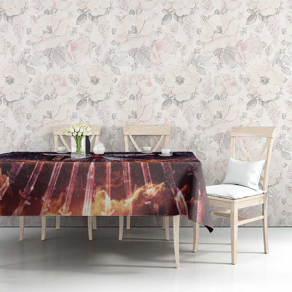 Erza Scarlet Fairy Tail Tablecloth Celestial Armor Anime Style with Radiant Winged Design