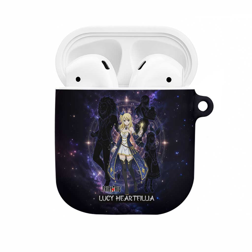 Lucy Heartfilia Fairy Tail AirPods Case Celestial Spirit Anime Style with Zodiac Key Magic