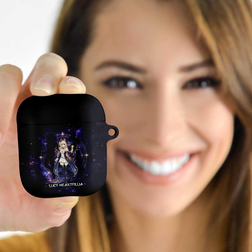 Lucy Heartfilia Fairy Tail AirPods Case Celestial Spirit Anime Style with Zodiac Key Magic