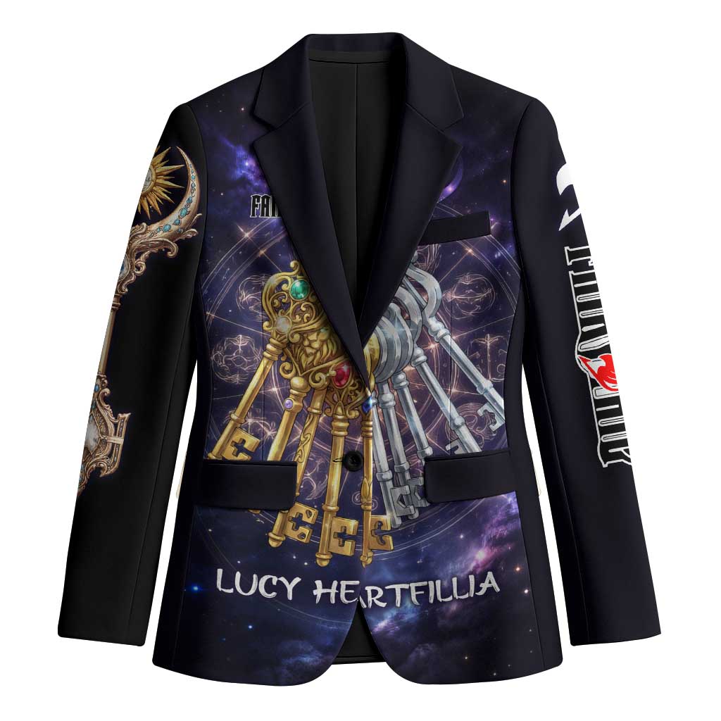 Lucy Heartfilia Fairy Tail Blazer Celestial Spirit Anime Style with Zodiac Key Magic