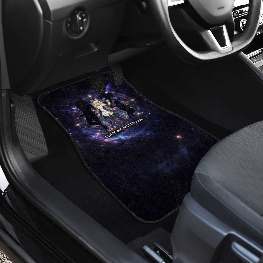 Lucy Heartfilia Fairy Tail Car Mats Celestial Spirit Anime Style with Zodiac Key Magic