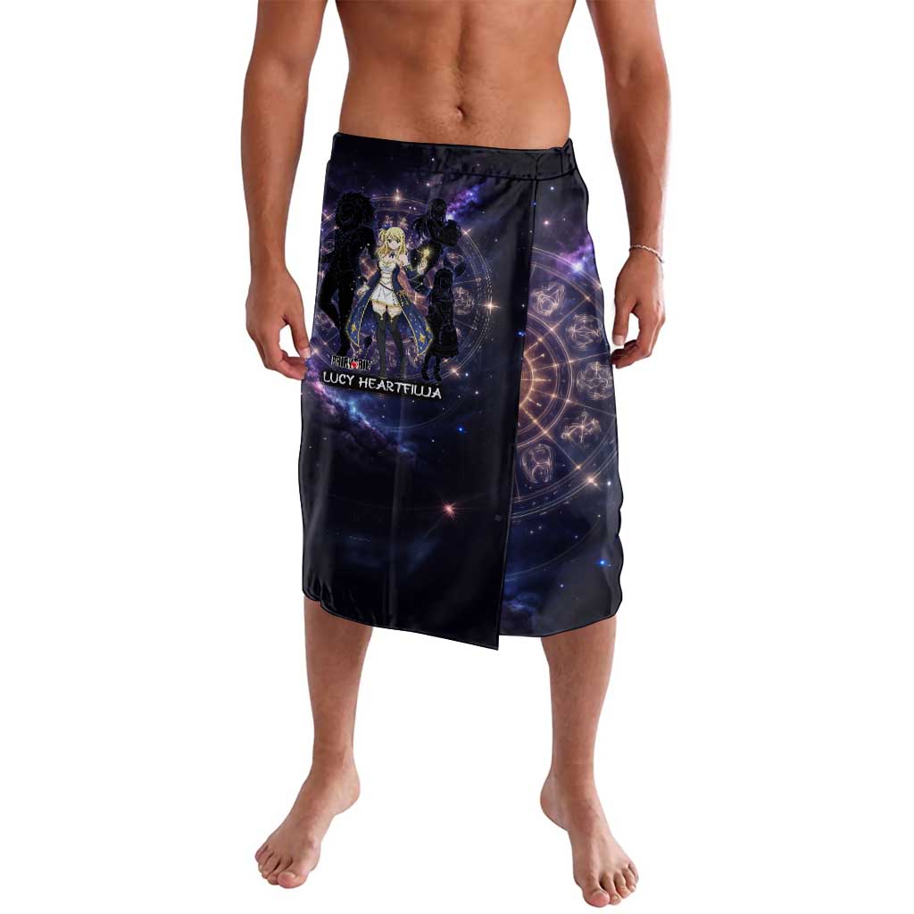 Lucy Heartfilia Fairy Tail Lavalava Celestial Spirit Anime Style with Zodiac Key Magic