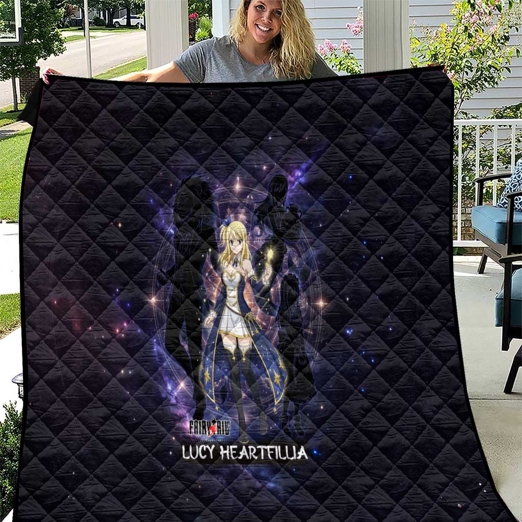 Lucy Heartfilia Fairy Tail Quilt Celestial Spirit Anime Style with Zodiac Key Magic