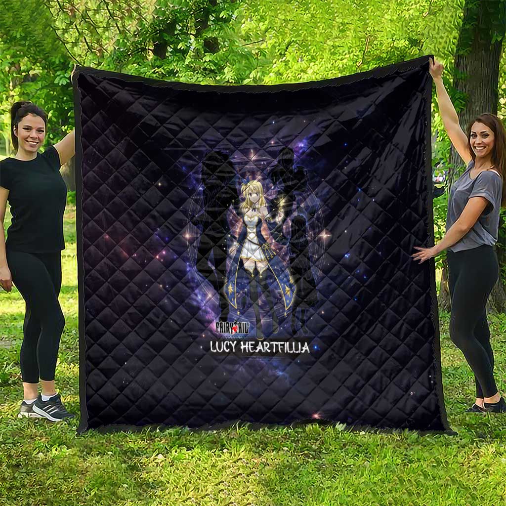 Lucy Heartfilia Fairy Tail Quilt Celestial Spirit Anime Style with Zodiac Key Magic