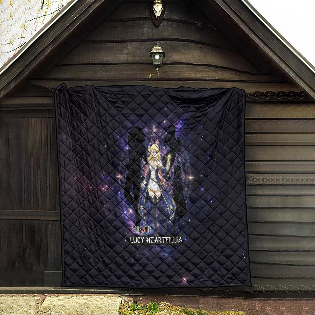 Lucy Heartfilia Fairy Tail Quilt Celestial Spirit Anime Style with Zodiac Key Magic