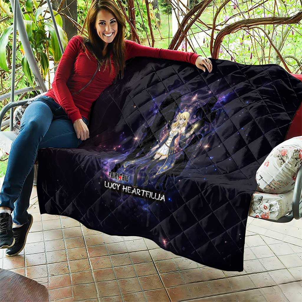 Lucy Heartfilia Fairy Tail Quilt Celestial Spirit Anime Style with Zodiac Key Magic