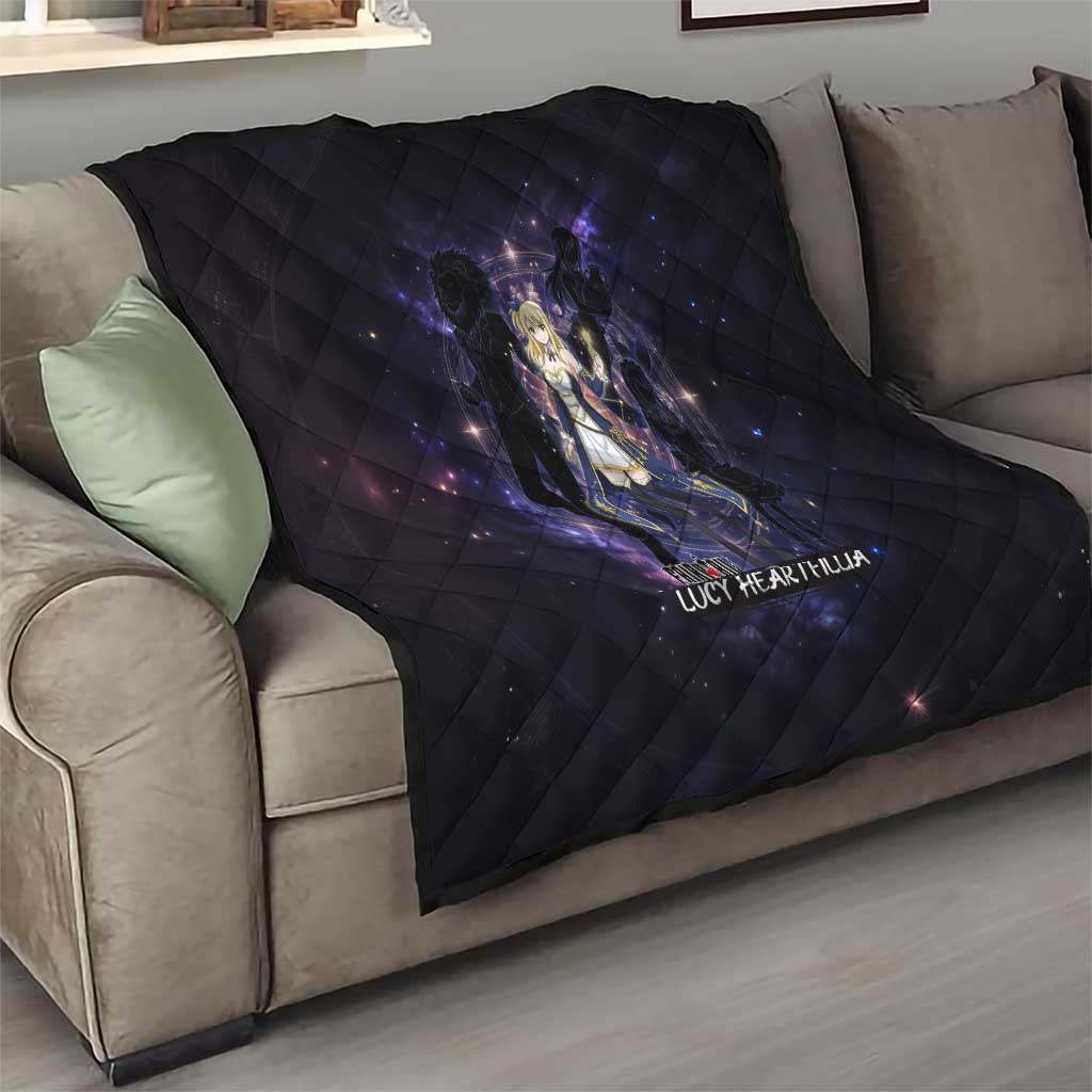 Lucy Heartfilia Fairy Tail Quilt Celestial Spirit Anime Style with Zodiac Key Magic