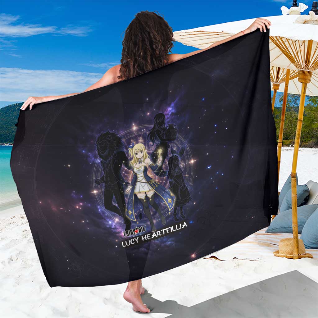 Lucy Heartfilia Fairy Tail Sarong Celestial Spirit Anime Style with Zodiac Key Magic