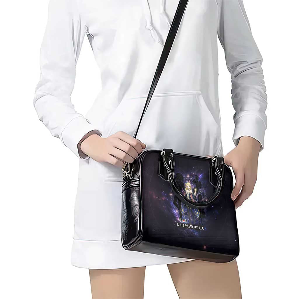 Lucy Heartfilia Fairy Tail Shoulder Handbag Celestial Spirit Anime Style with Zodiac Key Magic
