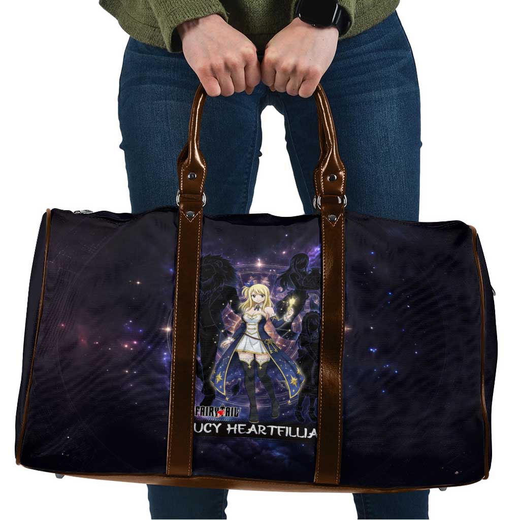 Lucy Heartfilia Fairy Tail Travel Bag Celestial Spirit Anime Style with Zodiac Key Magic