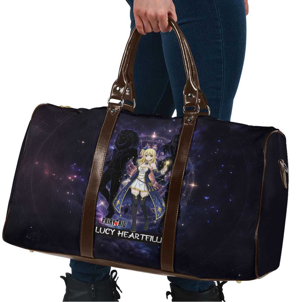 Lucy Heartfilia Fairy Tail Travel Bag Celestial Spirit Anime Style with Zodiac Key Magic