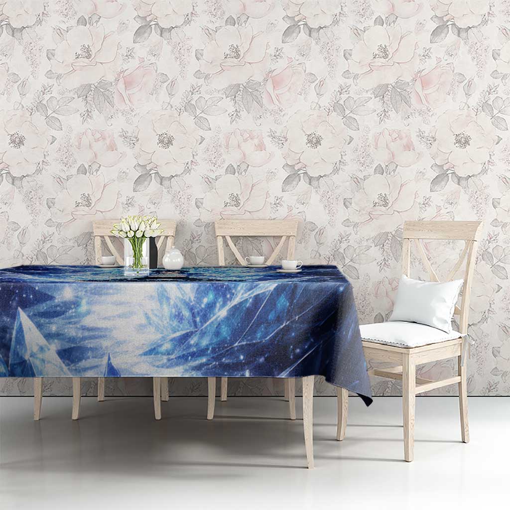 Gray Fullbuster Fairy Tail Tablecloth Ice Magic Anime Style with Crystal Freeze Motif