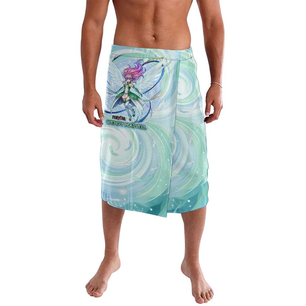 Wendy Marvell Fairy Tail Lavalava Sky Dragon Anime Style with Pastel Wind and Wing Motif