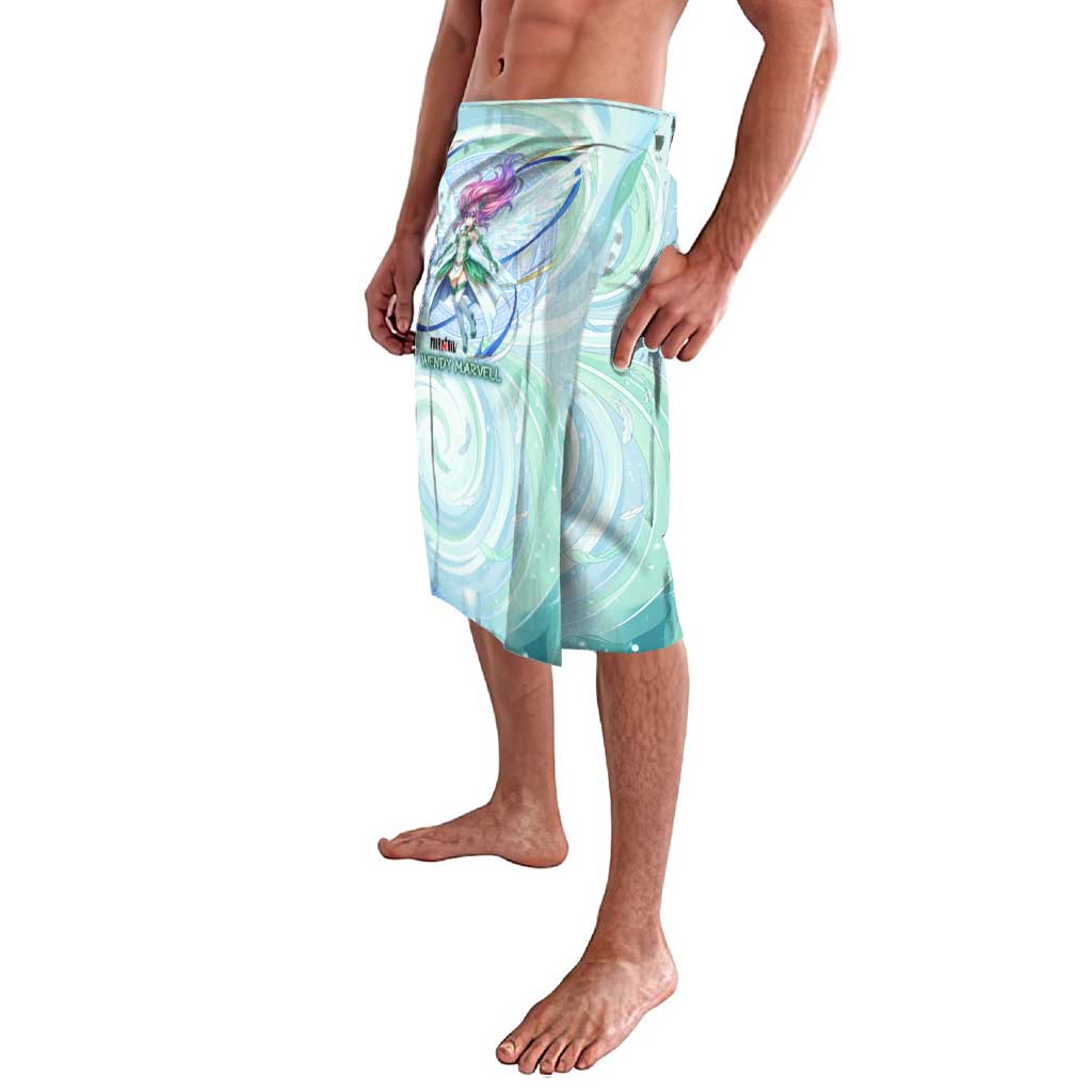 Wendy Marvell Fairy Tail Lavalava Sky Dragon Anime Style with Pastel Wind and Wing Motif