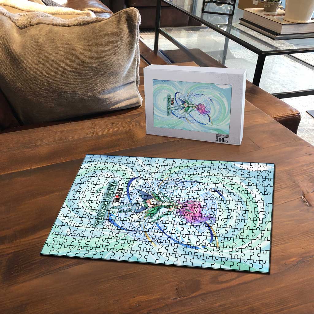 Wendy Marvell Fairy Tail Puzzle Sky Dragon Anime Style with Pastel Wind and Wing Motif