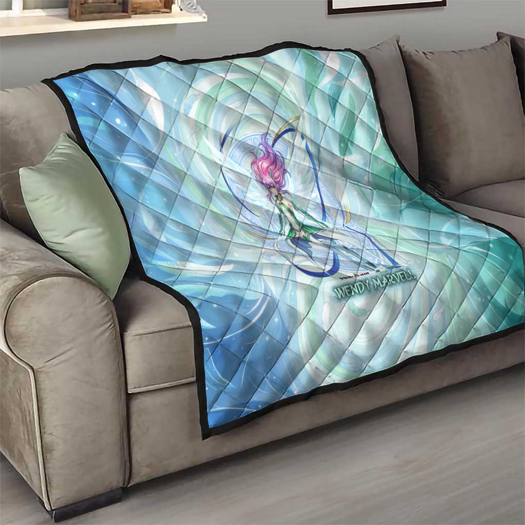 Wendy Marvell Fairy Tail Quilt Sky Dragon Anime Style with Pastel Wind and Wing Motif