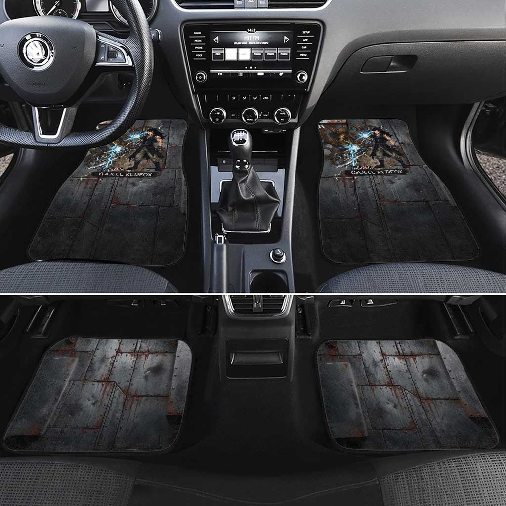 Gajeel Redfox Fairy Tail Car Mats Industrial Steampunk Anime Style with Iron Dragon Elements