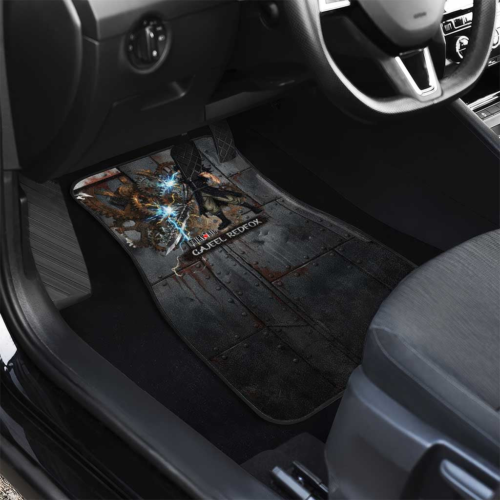 Gajeel Redfox Fairy Tail Car Mats Industrial Steampunk Anime Style with Iron Dragon Elements