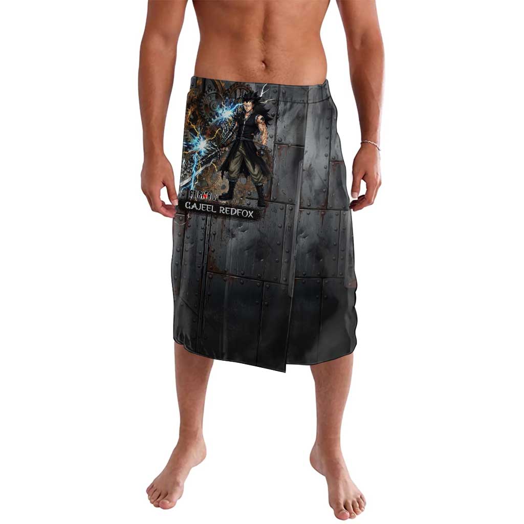 Gajeel Redfox Fairy Tail Lavalava Industrial Steampunk Anime Style with Iron Dragon Elements