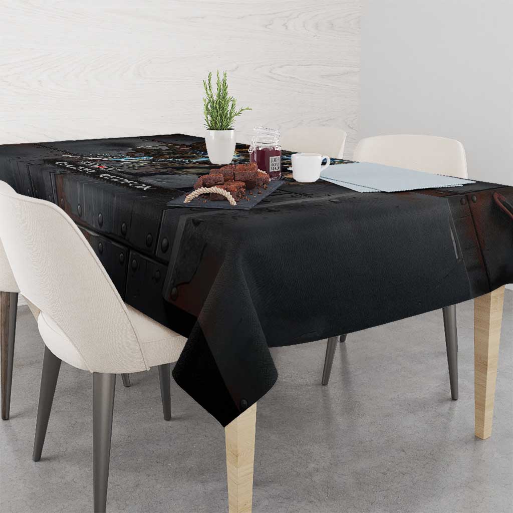 Gajeel Redfox Fairy Tail Tablecloth Industrial Steampunk Anime Style with Iron Dragon Elements