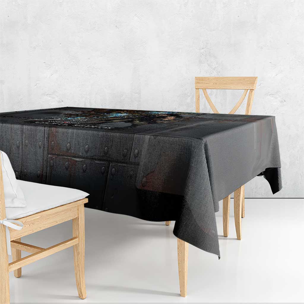 Gajeel Redfox Fairy Tail Tablecloth Industrial Steampunk Anime Style with Iron Dragon Elements