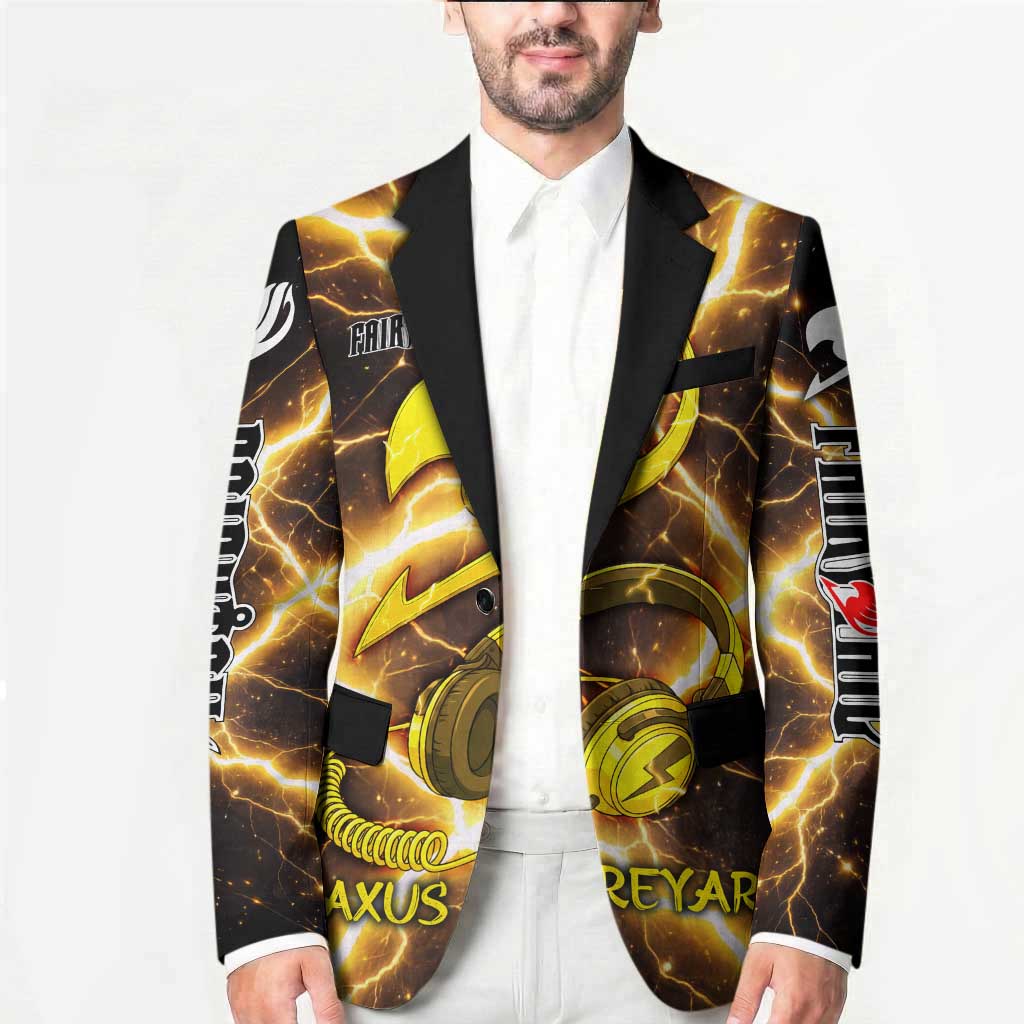 Laxus Dreyar Fairy Tail Blazer Lightning Dragon Anime Style with Electric Surge Visuals