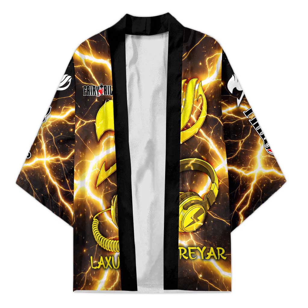 Laxus Dreyar Fairy Tail Kimono Lightning Dragon Anime Style with Electric Surge Visuals
