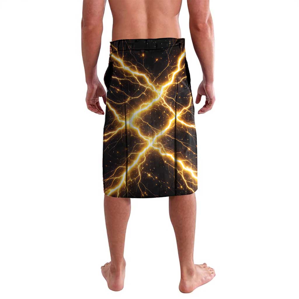 Laxus Dreyar Fairy Tail Lavalava Lightning Dragon Anime Style with Electric Surge Visuals