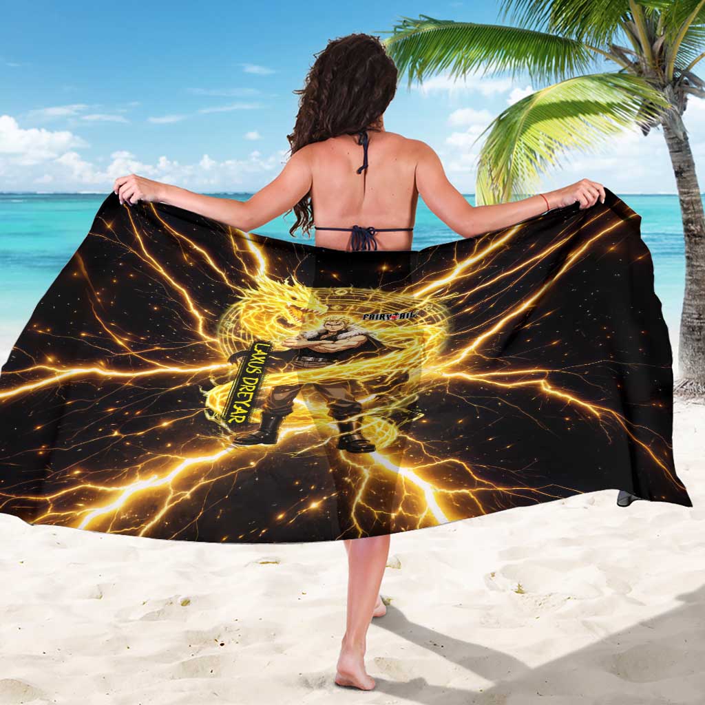 Laxus Dreyar Fairy Tail Sarong Lightning Dragon Anime Style with Electric Surge Visuals