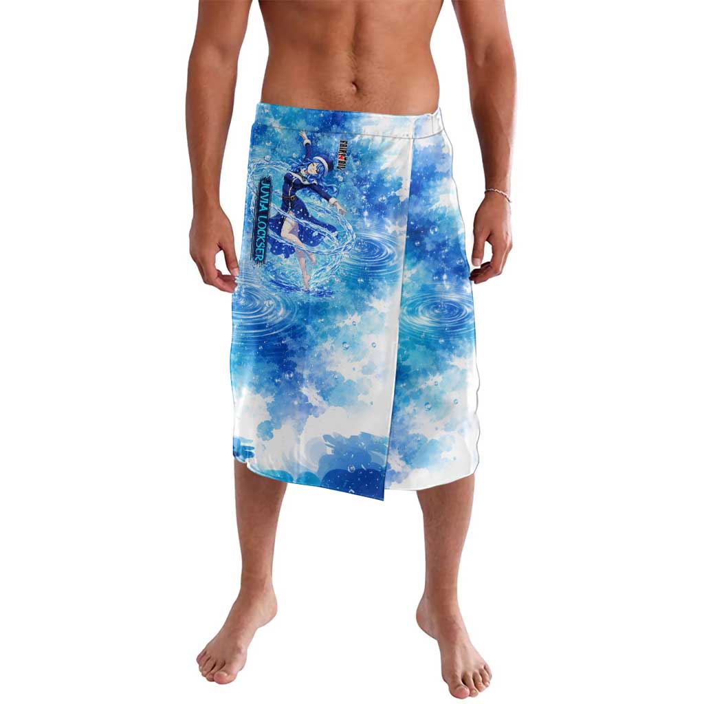 Juvia Lockser Fairy Tail Lavalava Water Magic Anime Style with Heart and Raindrop Aesthetic