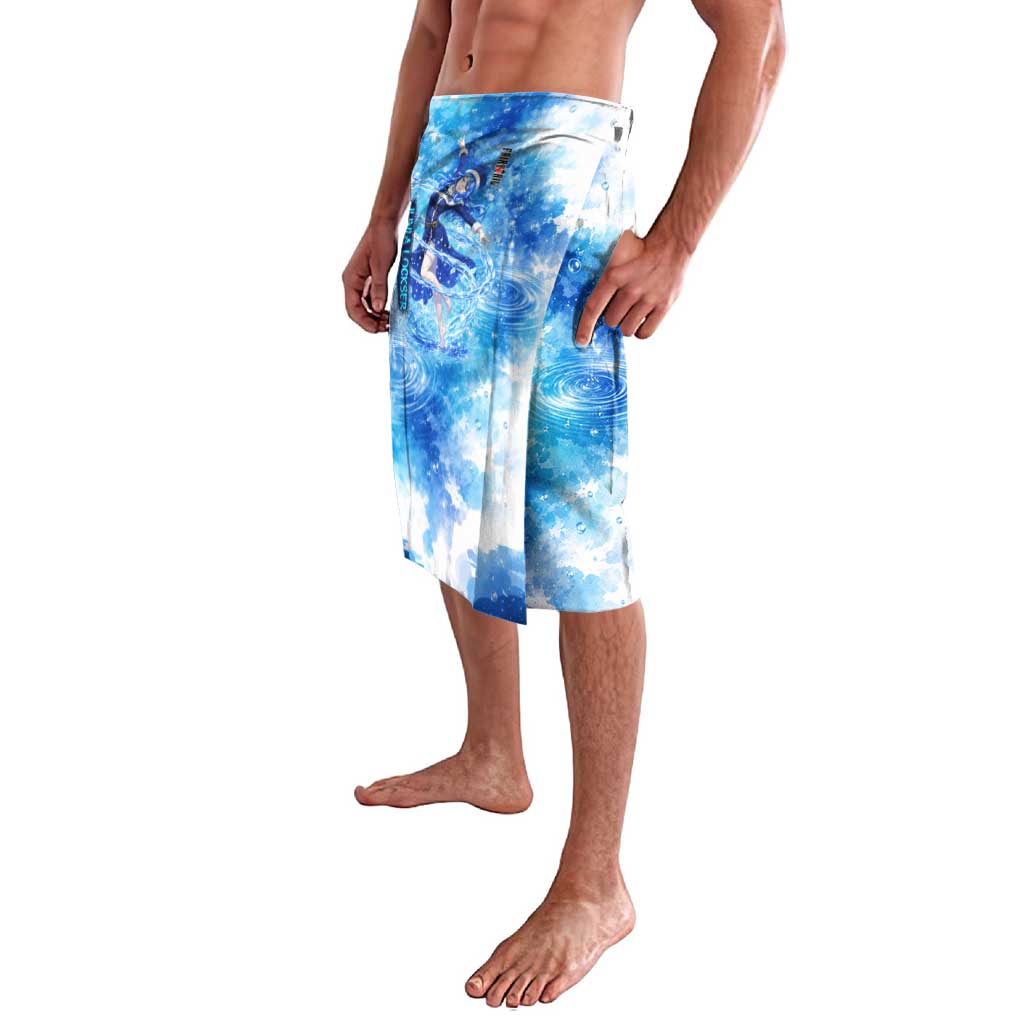 Juvia Lockser Fairy Tail Lavalava Water Magic Anime Style with Heart and Raindrop Aesthetic