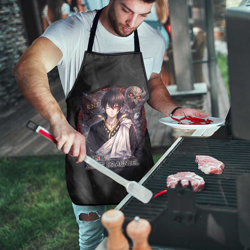 Zeref Dragneel Fairy Tail Apron Dark Magic Circle Design with E.N.D Demon Aesthetic