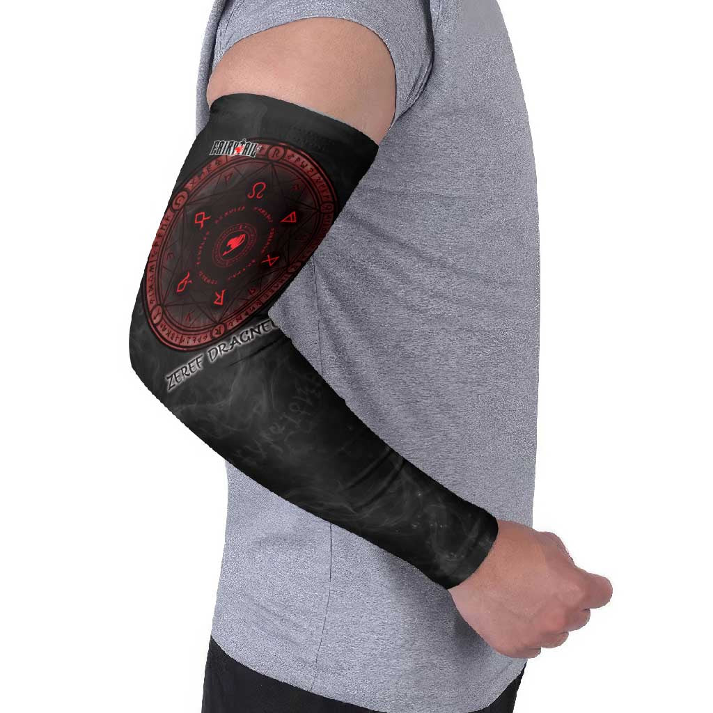 Zeref Dragneel Fairy Tail Arm Sleeves Dark Magic Circle Design with E.N.D Demon Aesthetic