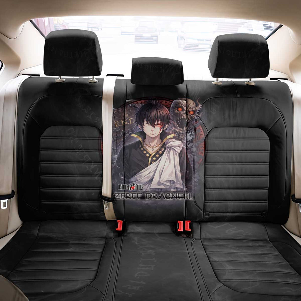 Zeref Dragneel Fairy Tail Back Car Seat Cover Dark Magic Circle Design with E.N.D Demon Aesthetic