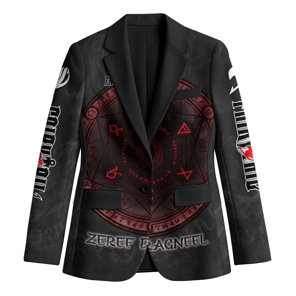 Zeref Dragneel Fairy Tail Blazer Dark Magic Circle Design with E.N.D Demon Aesthetic
