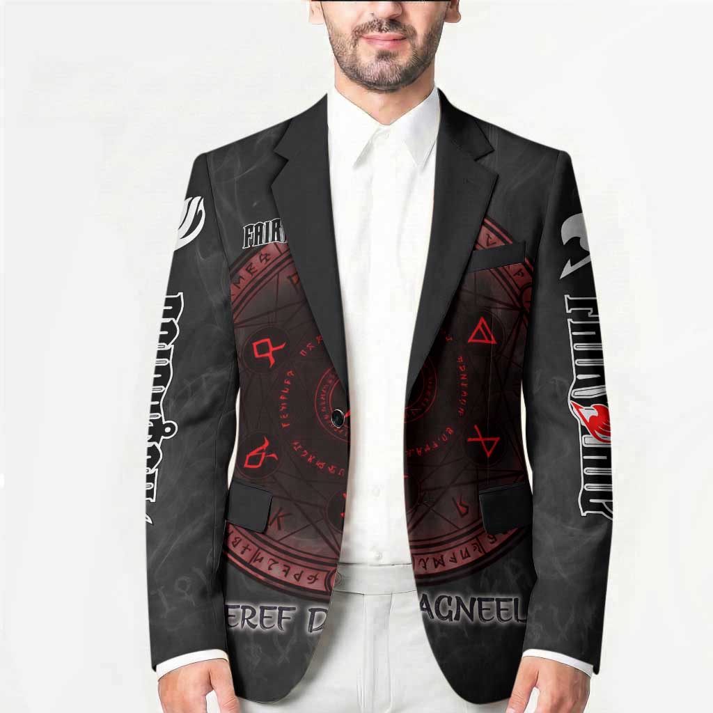 Zeref Dragneel Fairy Tail Blazer Dark Magic Circle Design with E.N.D Demon Aesthetic