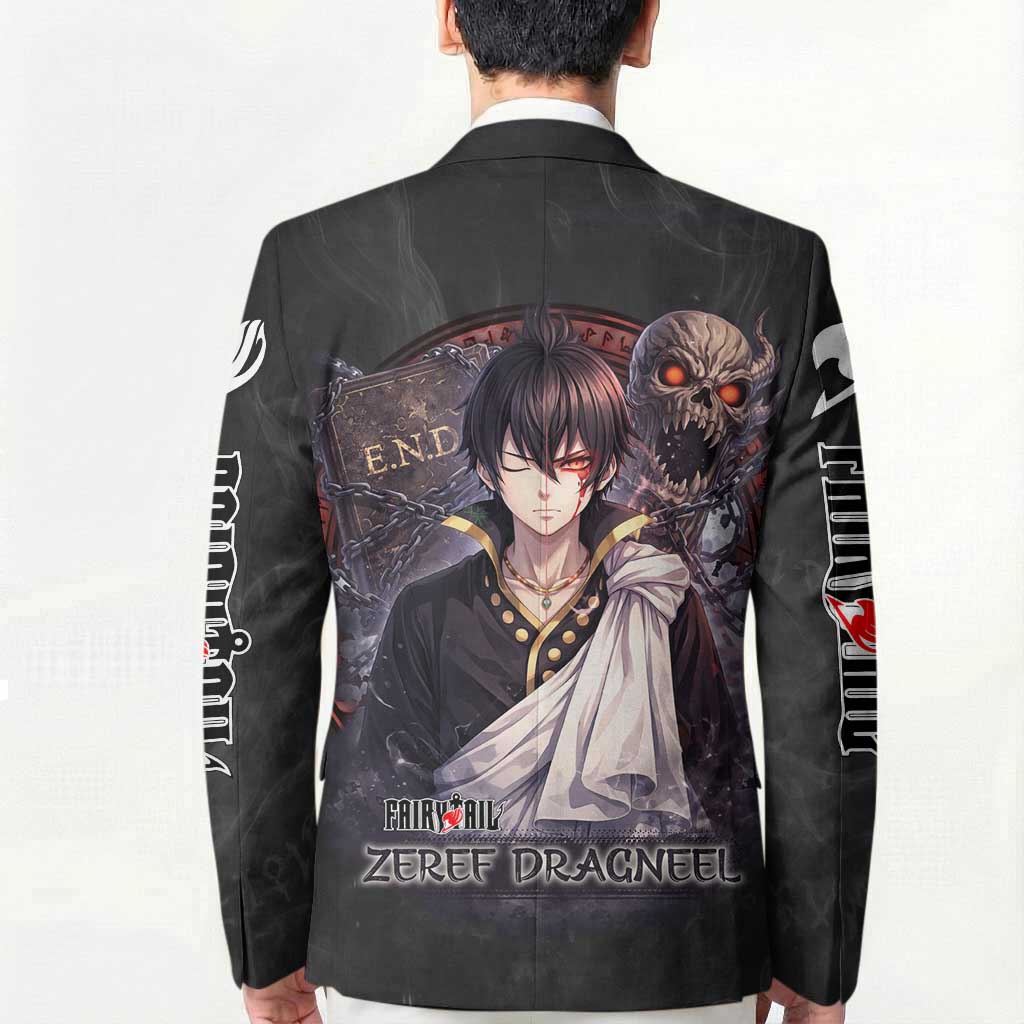 Zeref Dragneel Fairy Tail Blazer Dark Magic Circle Design with E.N.D Demon Aesthetic
