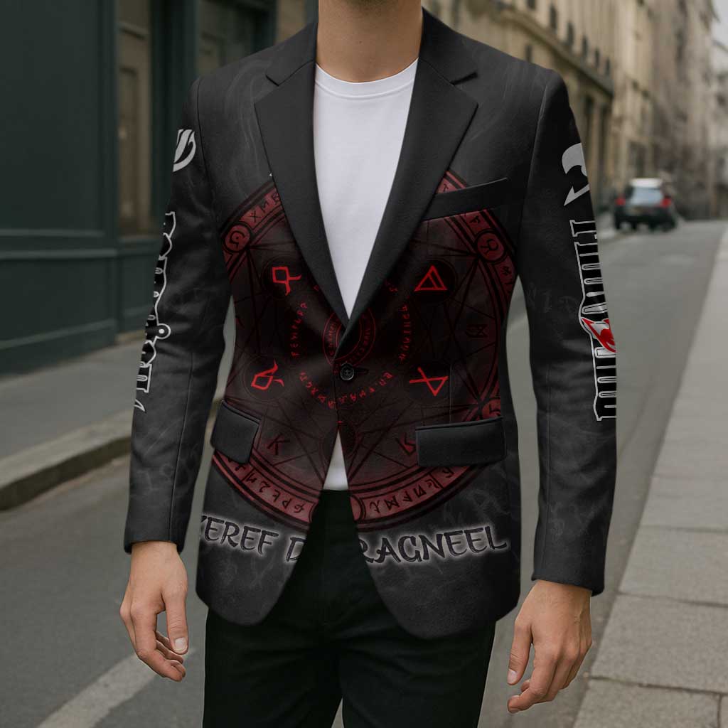 Zeref Dragneel Fairy Tail Blazer Dark Magic Circle Design with E.N.D Demon Aesthetic