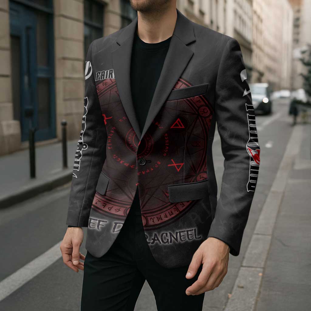 Zeref Dragneel Fairy Tail Blazer Dark Magic Circle Design with E.N.D Demon Aesthetic