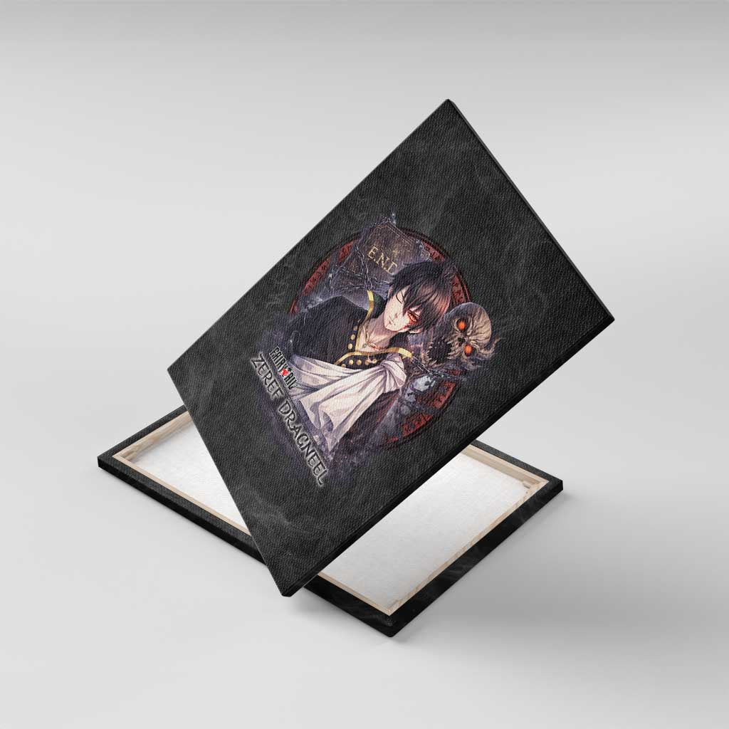 Zeref Dragneel Fairy Tail Canvas Wall Art Dark Magic Circle Design with E.N.D Demon Aesthetic