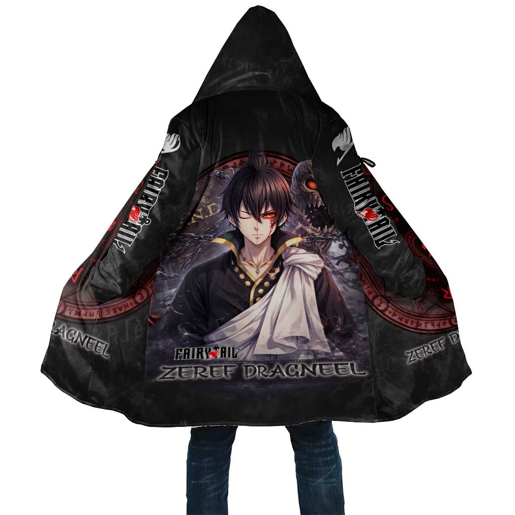 Zeref Dragneel Fairy Tail Cloak Dark Magic Circle Design with E.N.D Demon Aesthetic