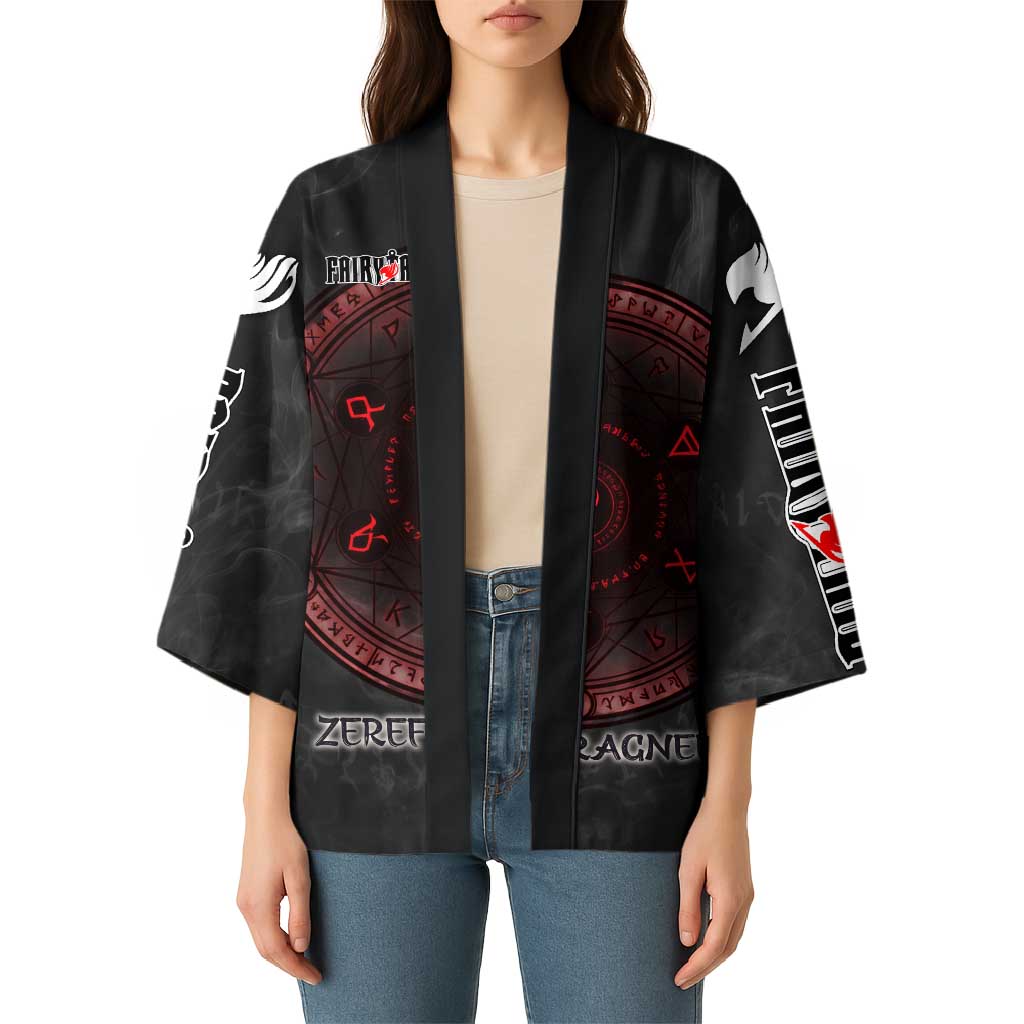 Zeref Dragneel Fairy Tail Kimono Dark Magic Circle Design with E.N.D Demon Aesthetic