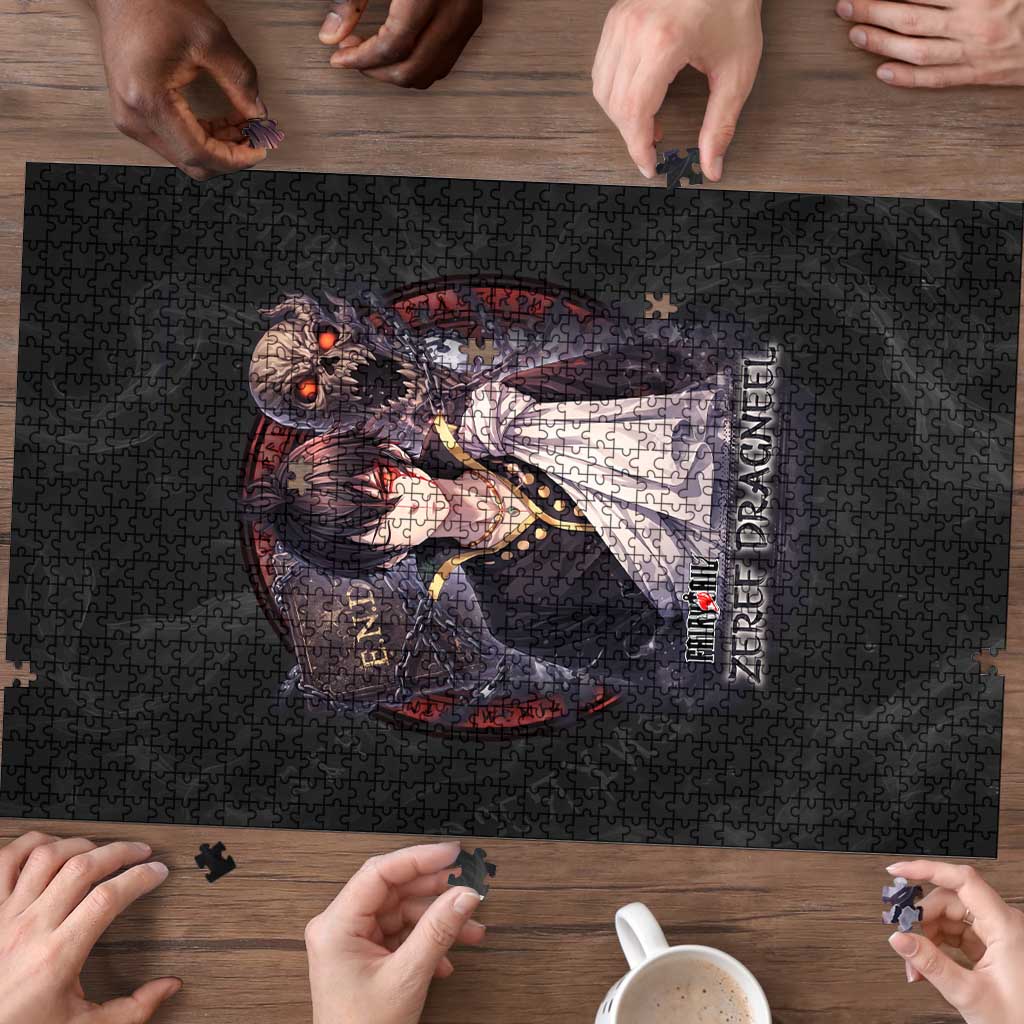 Zeref Dragneel Fairy Tail Puzzle Dark Magic Circle Design with E.N.D Demon Aesthetic