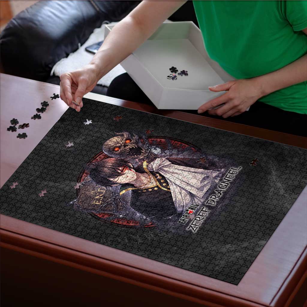 Zeref Dragneel Fairy Tail Puzzle Dark Magic Circle Design with E.N.D Demon Aesthetic
