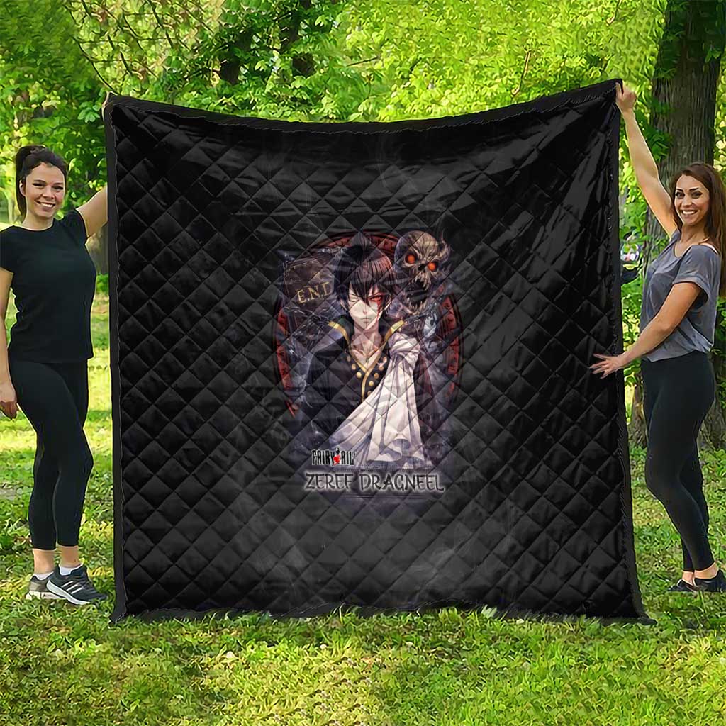 Zeref Dragneel Fairy Tail Quilt Dark Magic Circle Design with E.N.D Demon Aesthetic