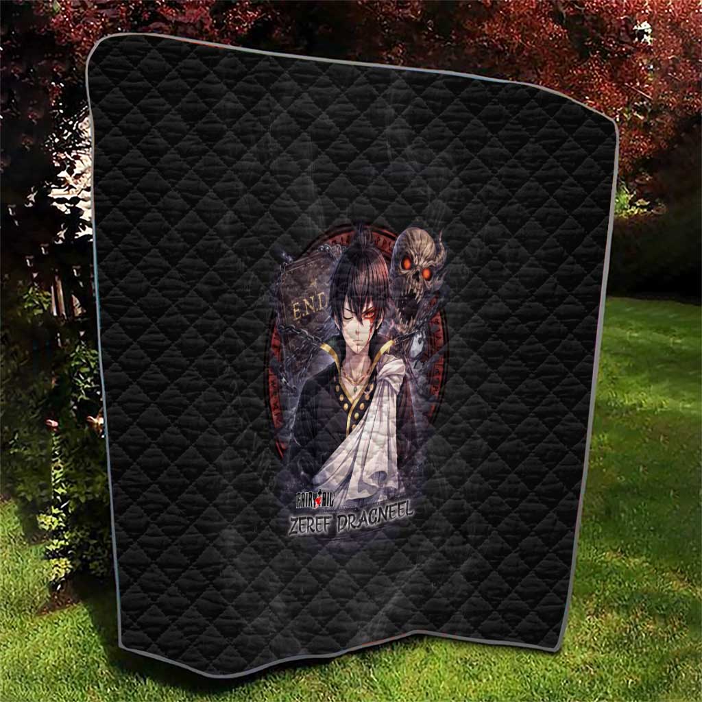 Zeref Dragneel Fairy Tail Quilt Dark Magic Circle Design with E.N.D Demon Aesthetic