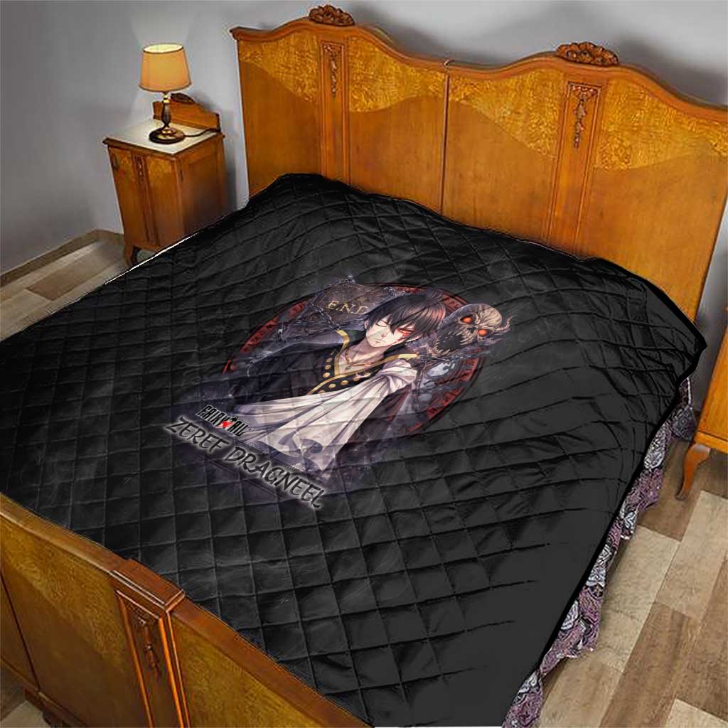 Zeref Dragneel Fairy Tail Quilt Dark Magic Circle Design with E.N.D Demon Aesthetic