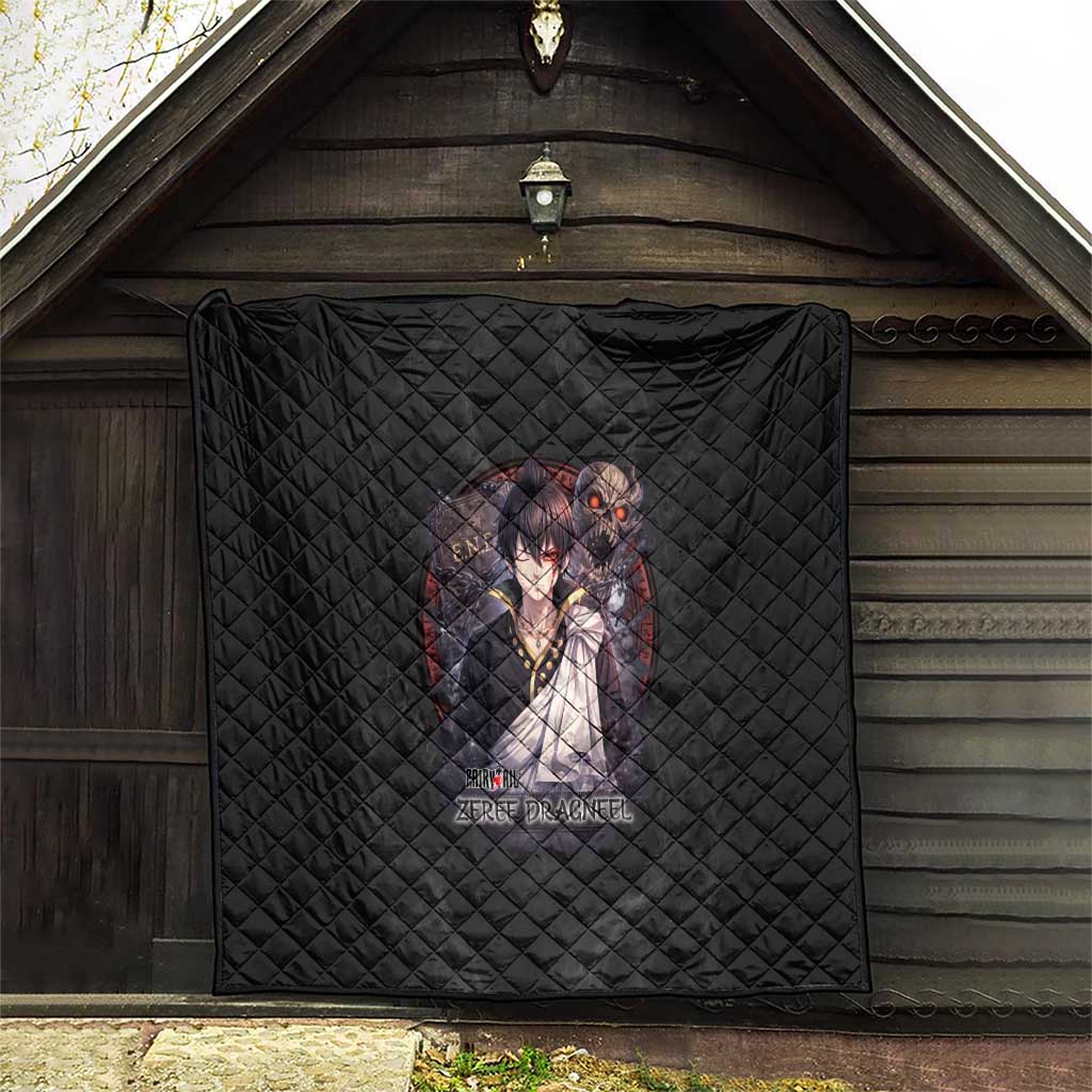 Zeref Dragneel Fairy Tail Quilt Dark Magic Circle Design with E.N.D Demon Aesthetic