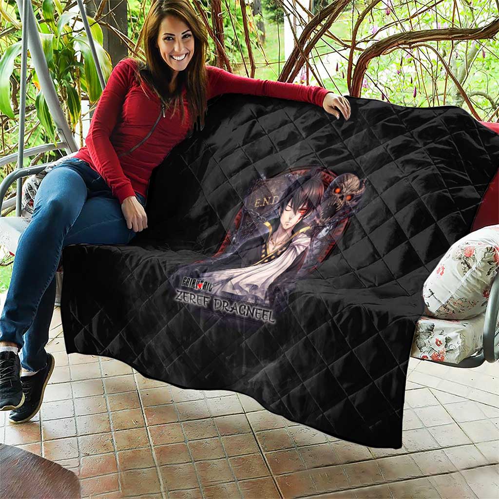 Zeref Dragneel Fairy Tail Quilt Dark Magic Circle Design with E.N.D Demon Aesthetic