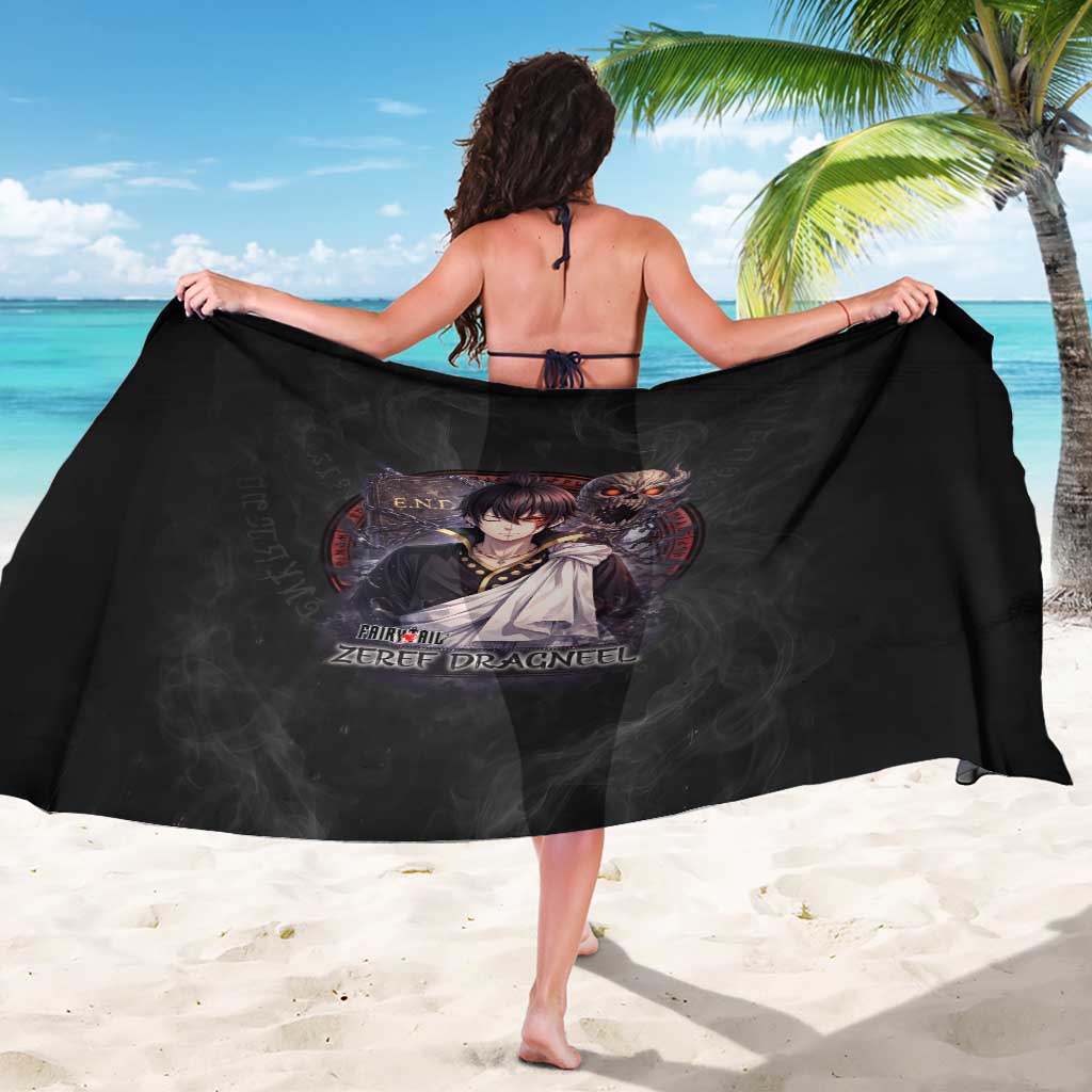 Zeref Dragneel Fairy Tail Sarong Dark Magic Circle Design with E.N.D Demon Aesthetic